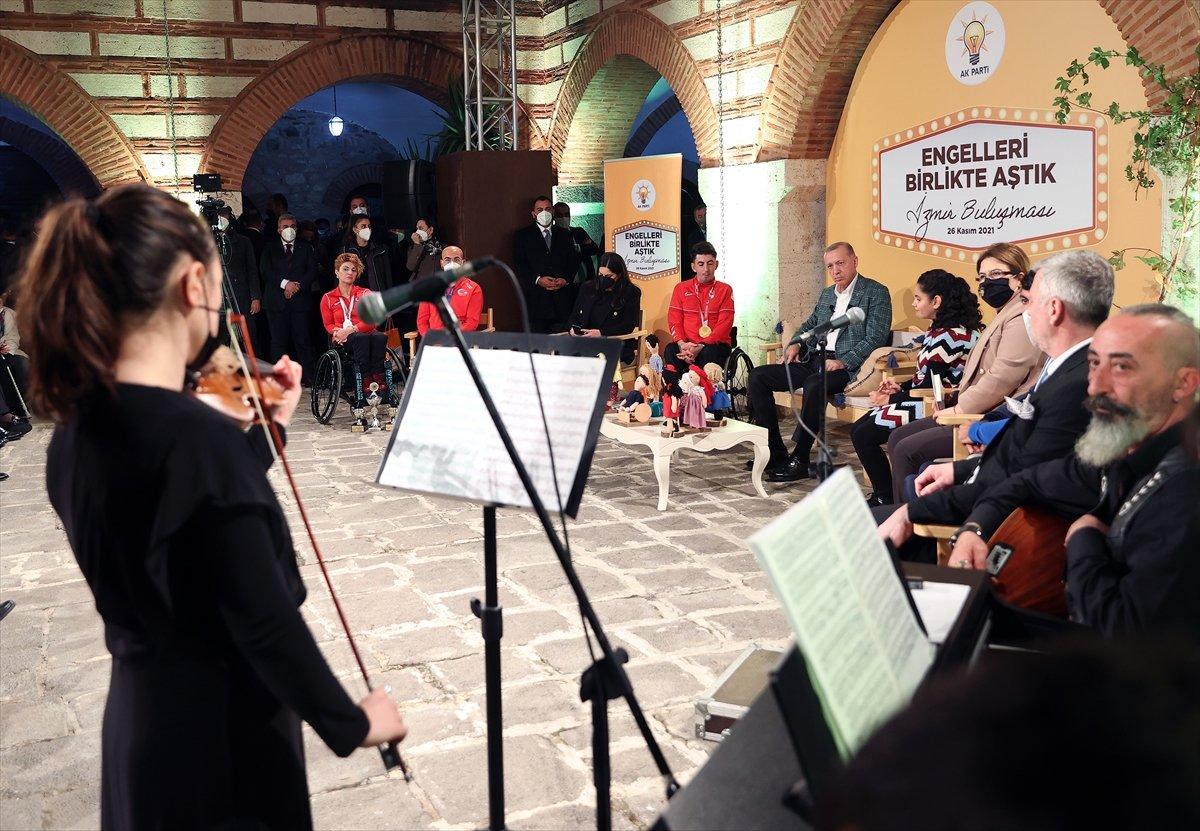 Cumhurbaşkanı Erdoğan'dan 'Engelleri Birlikte Aştık' buluşması