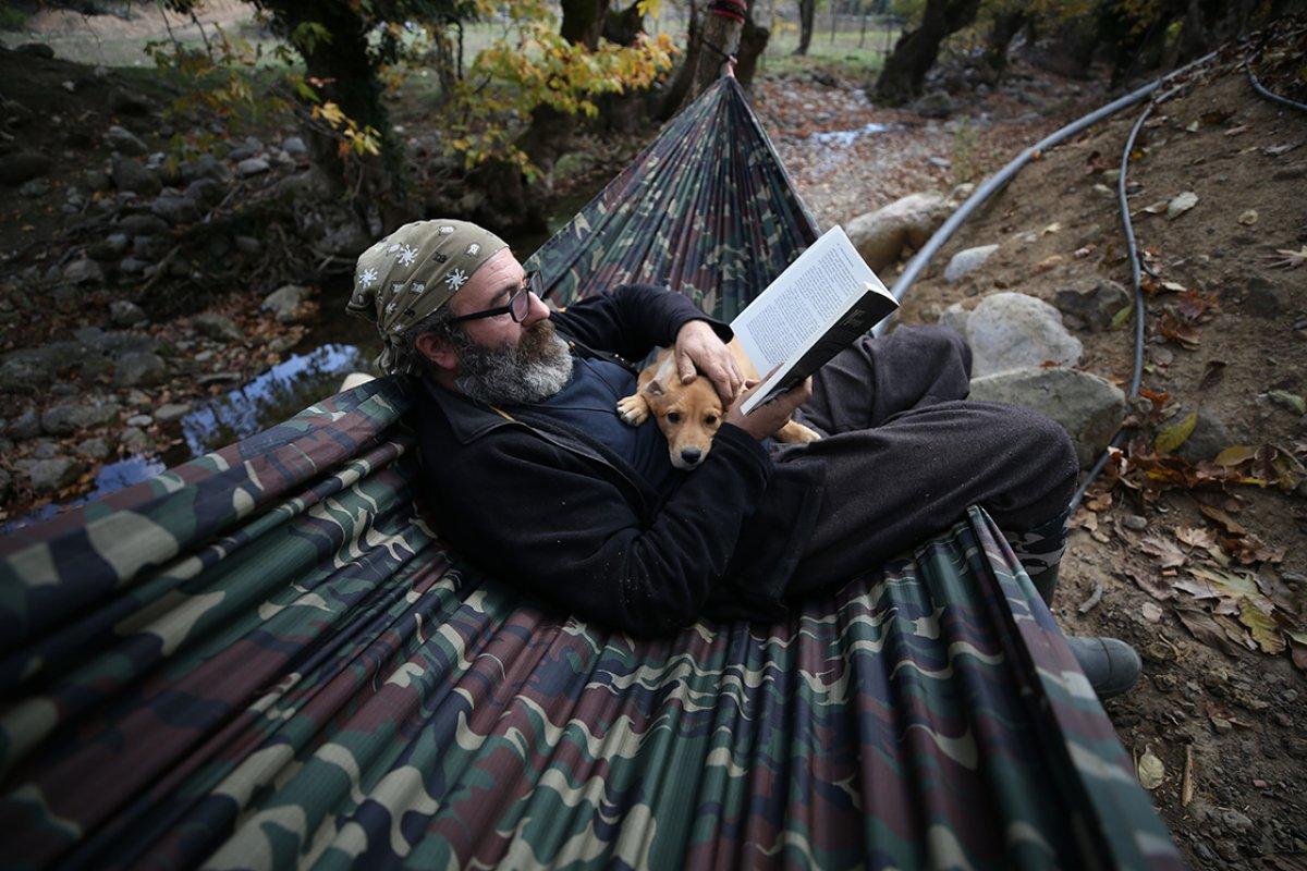 İstanbul'da iş stresinden bunalan mühendis, Kazdağları'nda 'dağ adamı' oldu