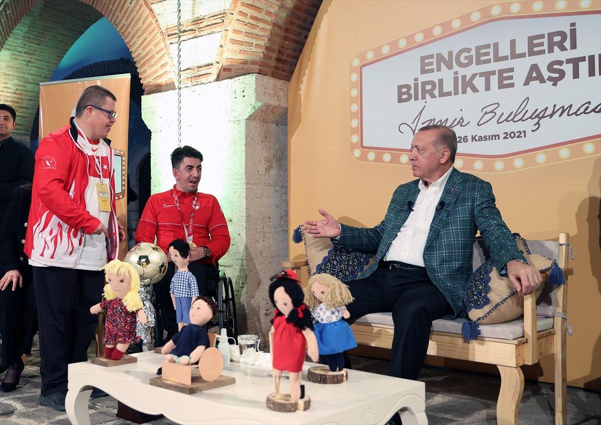 Cumhurbaşkanı Erdoğan'dan 'Engelleri Birlikte Aştık' buluşması
