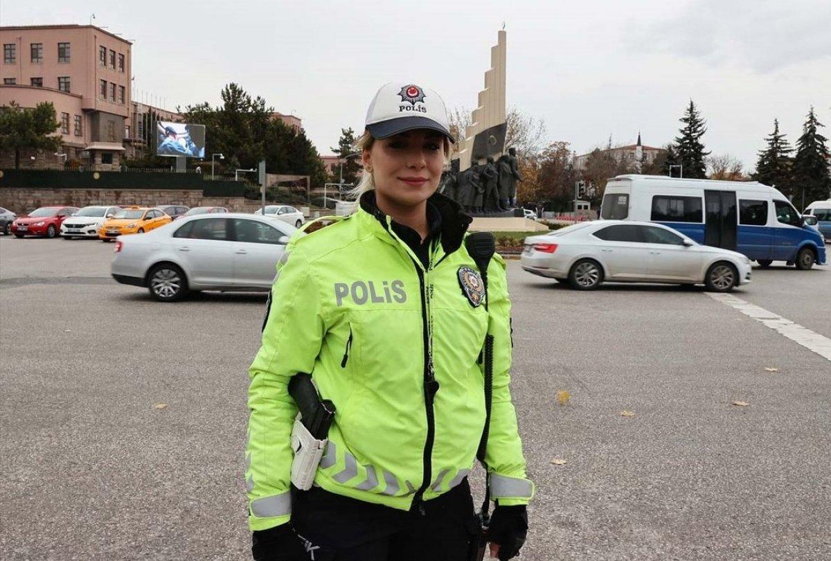 Ankara'nın kalbinde trafik güvenliği, kadın polislere emanet