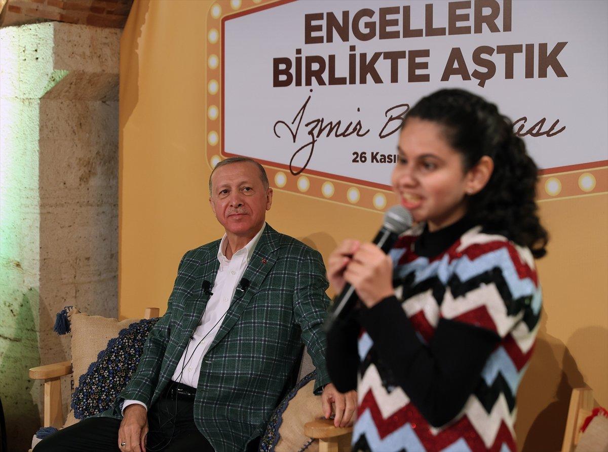 Cumhurbaşkanı Erdoğan'dan 'Engelleri Birlikte Aştık' buluşması