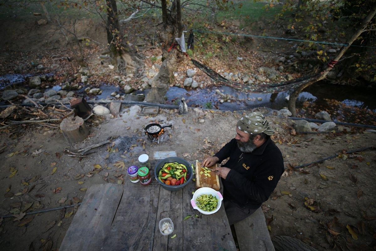 İstanbul'da iş stresinden bunalan mühendis, Kazdağları'nda 'dağ adamı' oldu