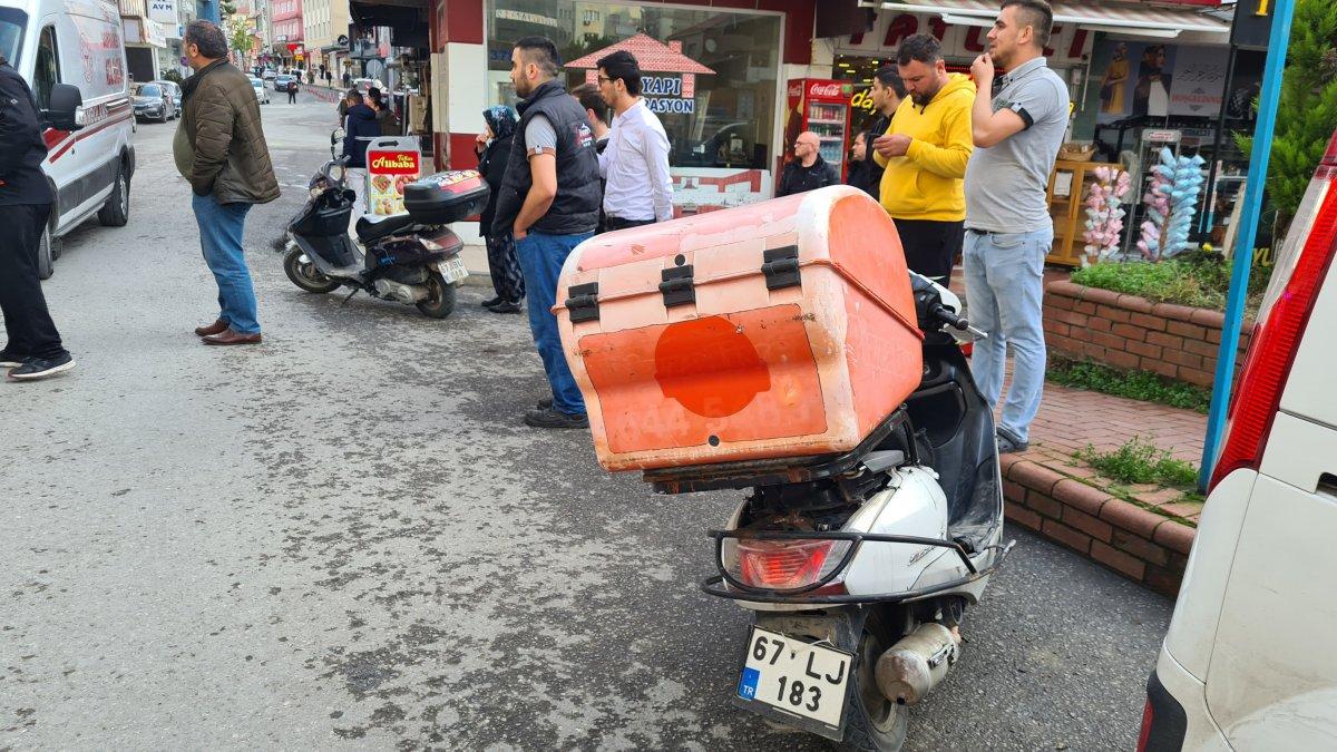Zonguldak'ta ehliyetsiz motosikletli küçük kıza çarptı