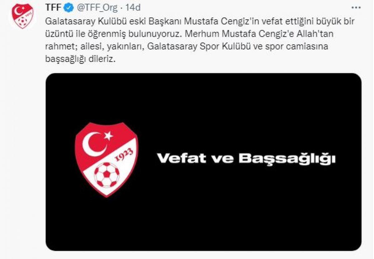 Mustafa Cengiz hayatını kaybetti