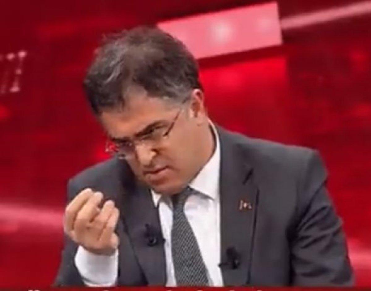 Ersan Şen canlı yayında dudağını yoldu