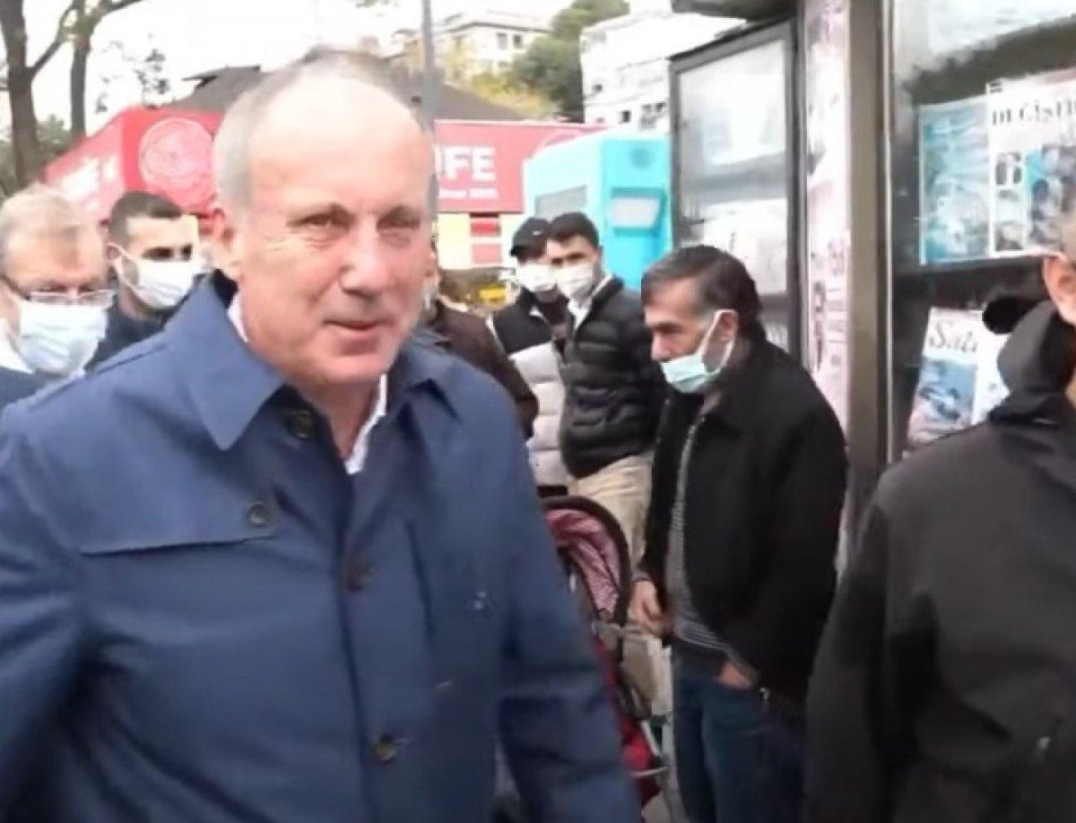 Muharrem İnce, tanışmak istediği çocuk Arap çıkınca yoluna devam etti