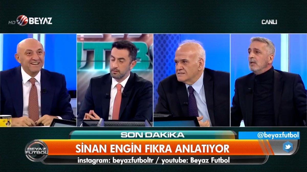Sinan Engin ve Ahmet Çakar canlı yayında fıkra anlattı
