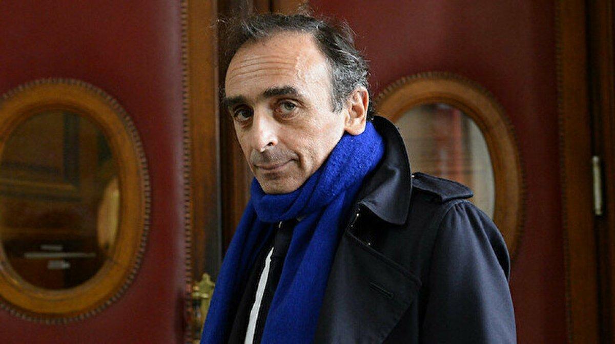 Fransa'da Macron'un rakibi Zemmour, protestocuya orta parmak gösterdi