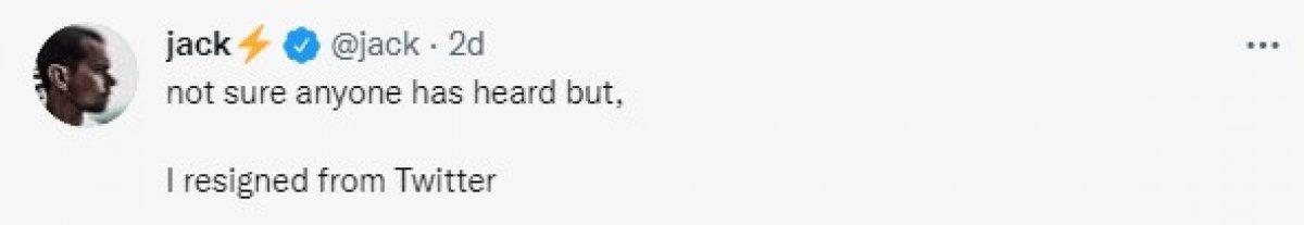 Twitter'ın CEO'su Jack Dorsey istifa etti