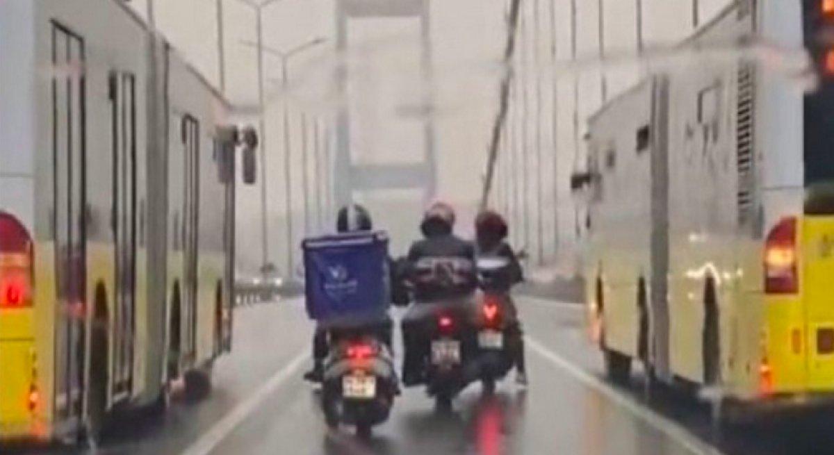 İstanbul'da motokurye hizmeti veren araçlara lodos önlemi