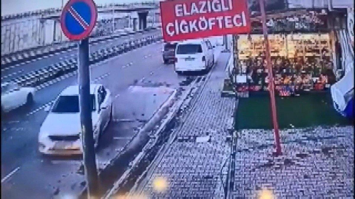 Beylikdüzü'nde ters yönden kaçan şüphelileri polis kovaladı