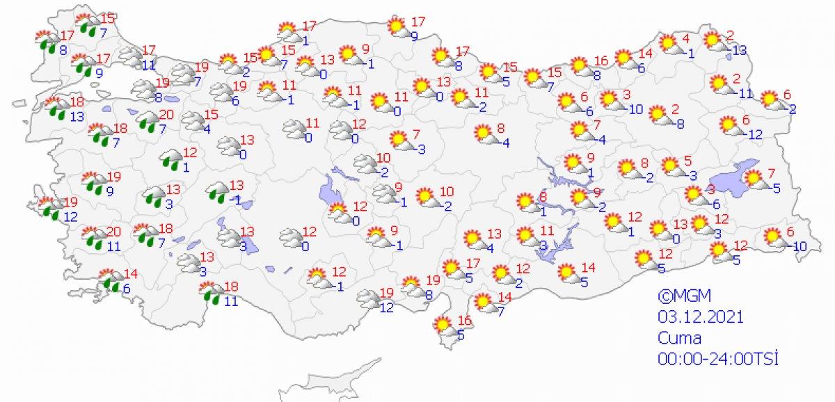 Meteoroloji, 67 ile hava durumu uyarısı yaptı