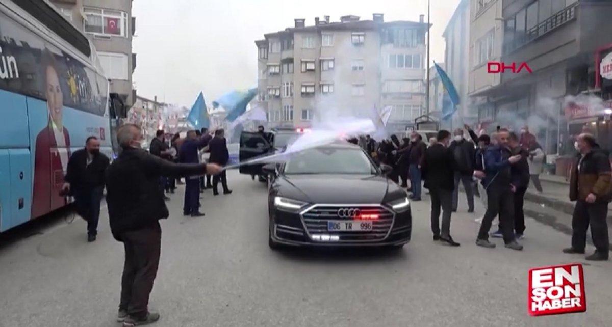 Meral Akşener'in Yalova ziyaretindeki gösterişli konvoyu