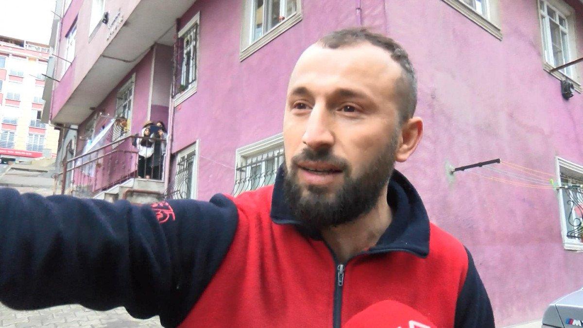 Gaziosmanpaşa’da kamyon, evin penceresine çarptı