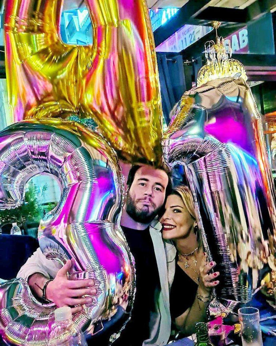 Pelin Öztekin'den sevgilisine doğum günü partisi