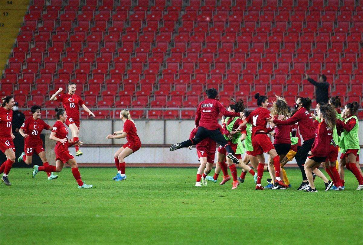 Kadın Milliler, Dünya Kupası Avrupa Elemeleri'nde İsrail'i geriden gelerek yendi