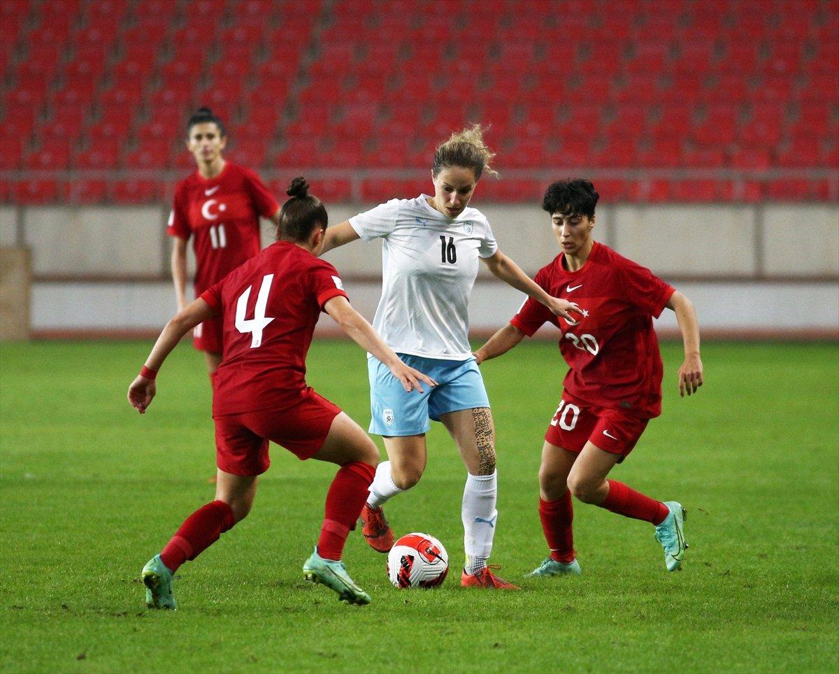 Kadın Milliler, Dünya Kupası Avrupa Elemeleri'nde İsrail'i geriden gelerek yendi