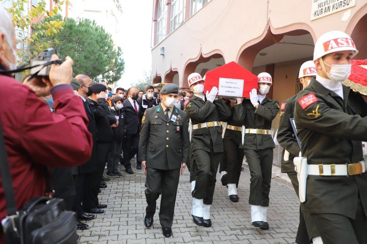 Manisa'da genç astsubay toprağa verildi