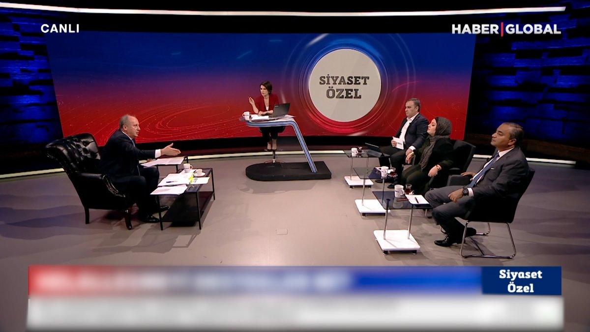 Nihal Bengisu'nun başörtüsü sorusu Muharrem İnce'yi kızdırdı