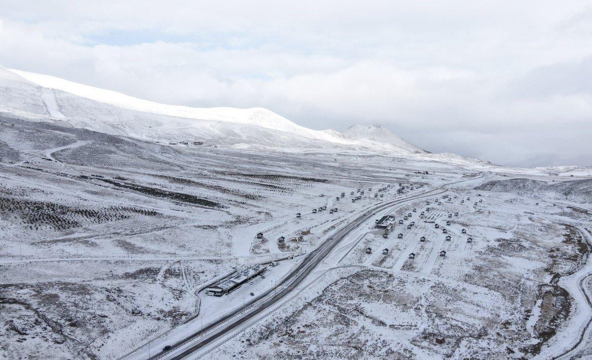 Yurttan kış manzaraları