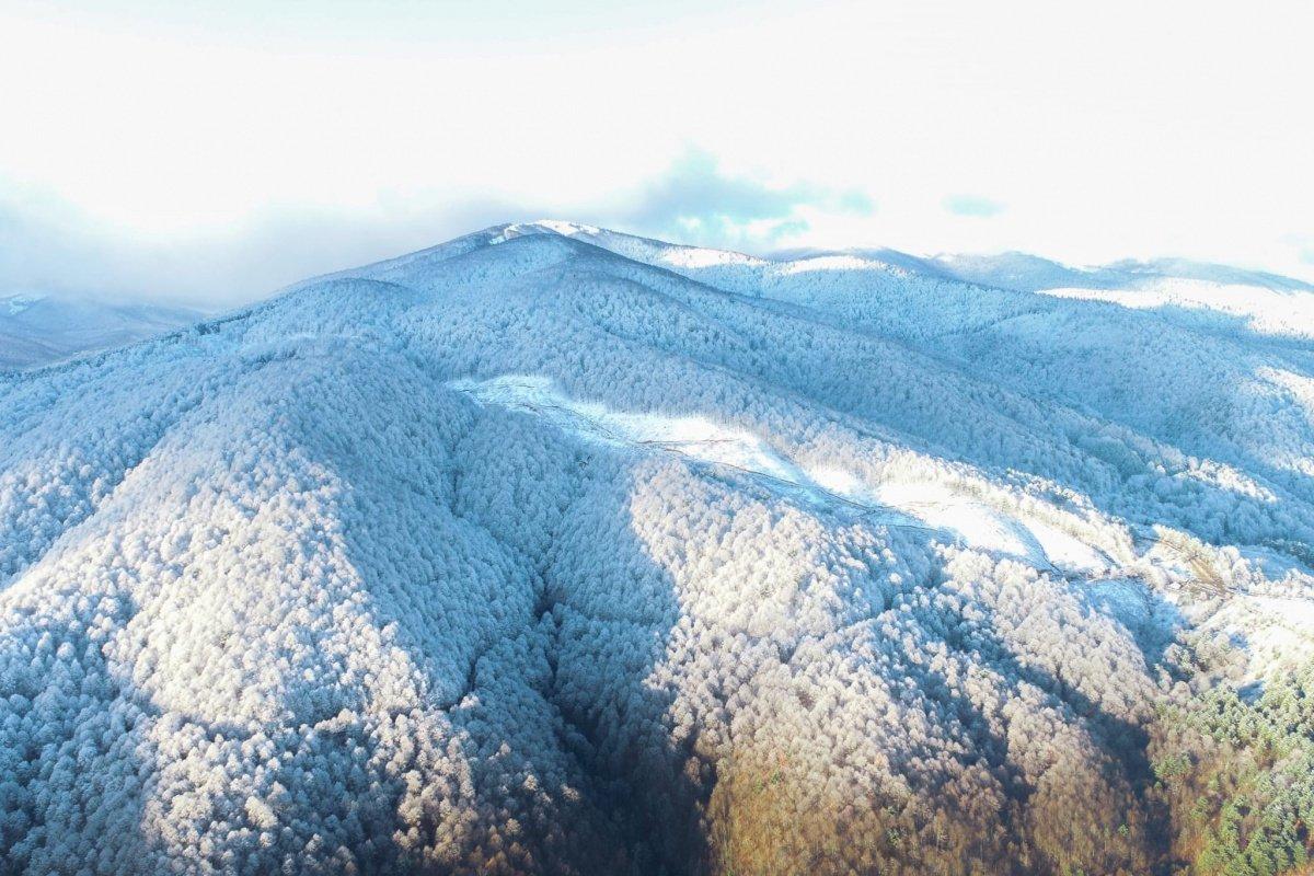 Yurttan kış manzaraları