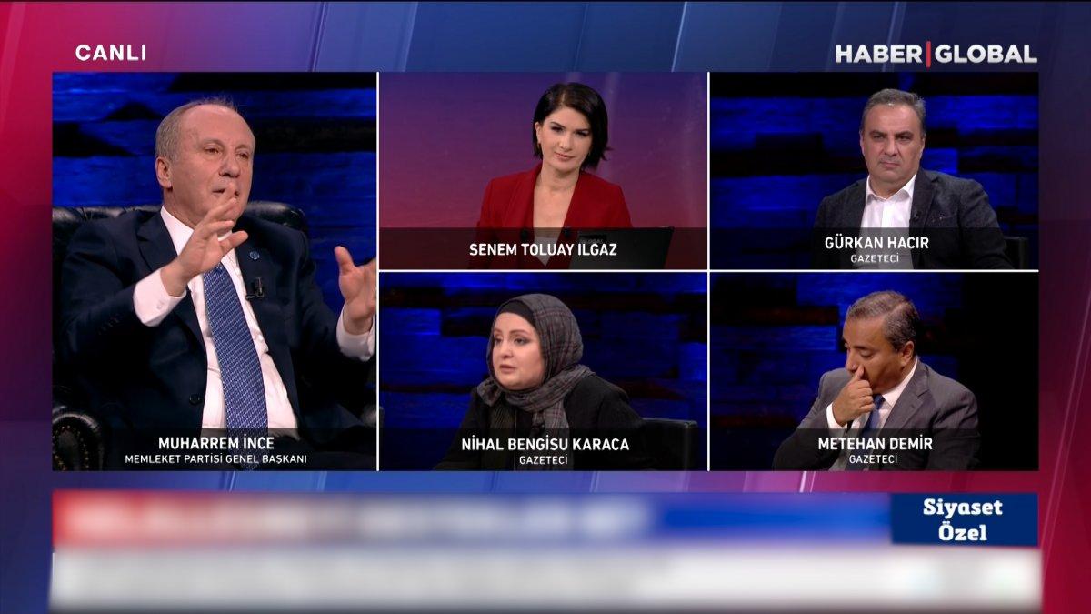 Nihal Bengisu'nun başörtüsü sorusu Muharrem İnce'yi kızdırdı