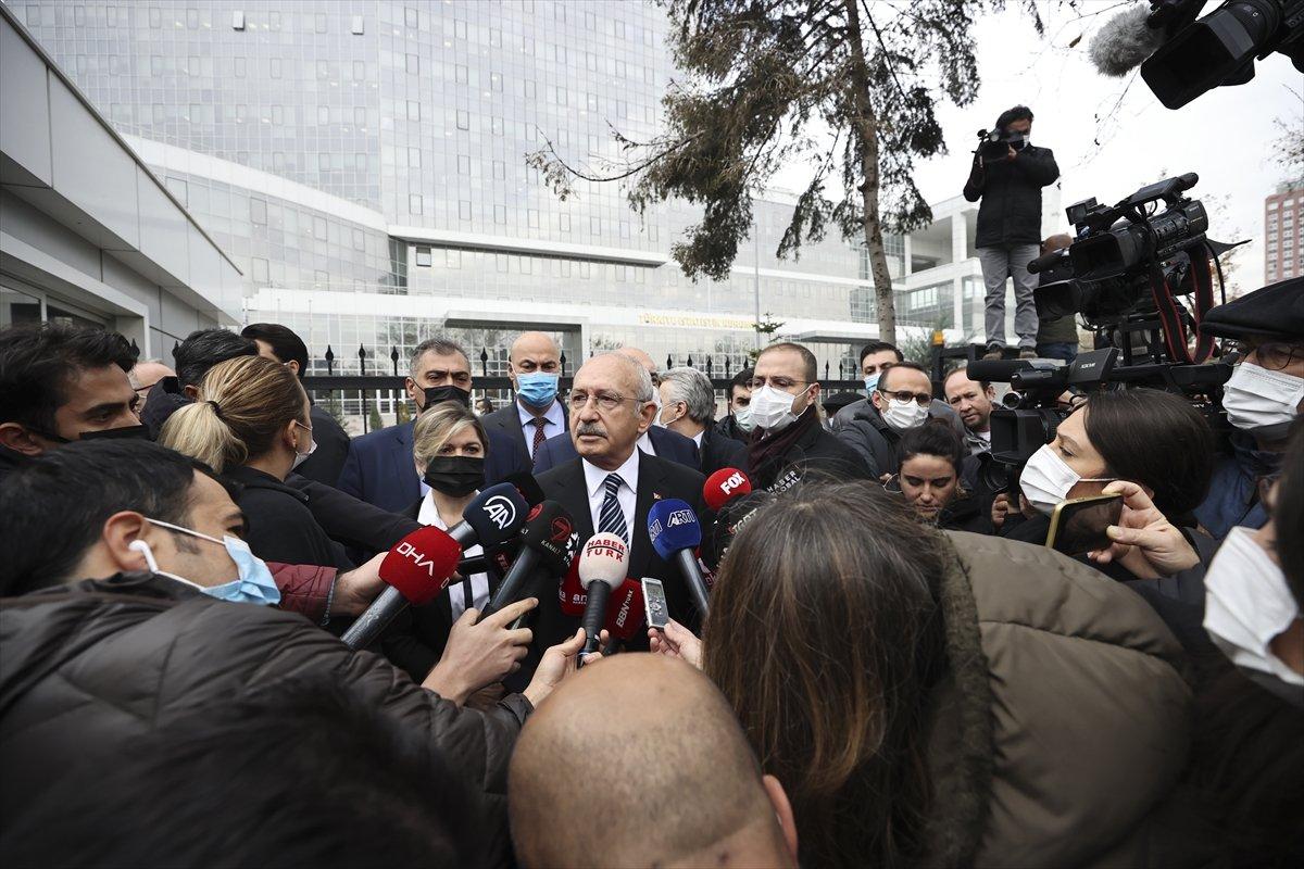 Kemal Kılıçdaroğlu, TÜİK'e gitti