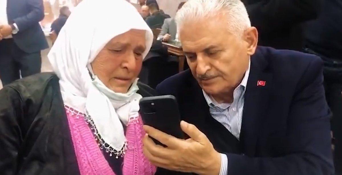 Binali Yıldırım, Sevim Teyze'yi Cumhurbaşkanı Erdoğan'la görüştürdü