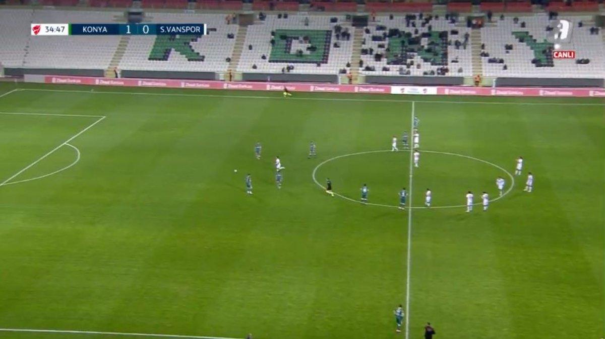 Konyaspor - Vanspor maçındaki centilmenlik örneği