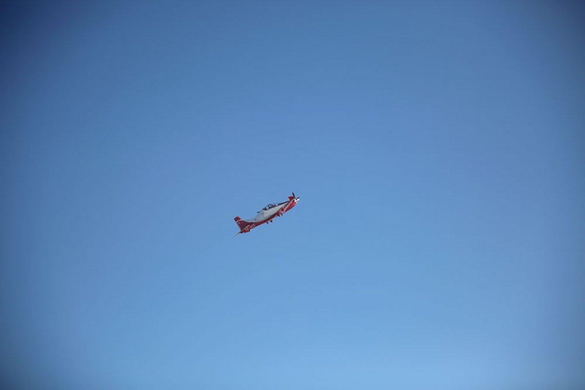 Hürkuş Azerbaycan semalarında