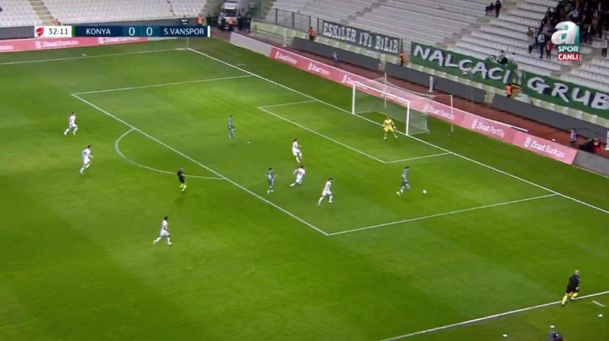 Konyaspor - Vanspor maçındaki centilmenlik örneği