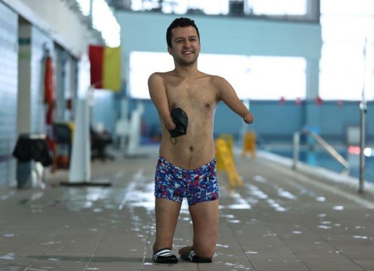 92 madalyalı engelli milli yüzücünün hayali millevetkili olmak