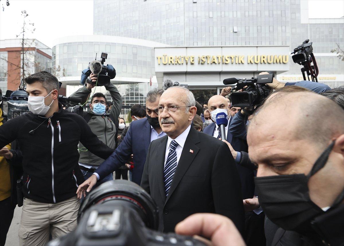 Kemal Kılıçdaroğlu, TÜİK'e gitti