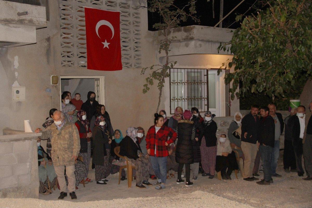 Mersin'e şehit ateşi düştü