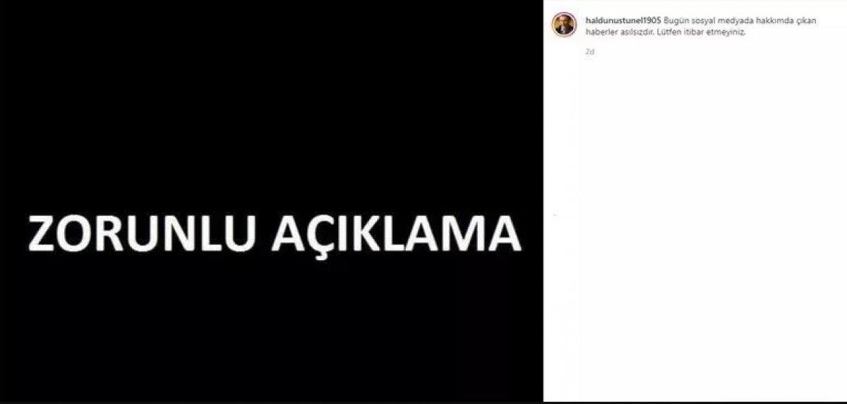 Haldun Üstünel, vefat iddialarını yalanladı