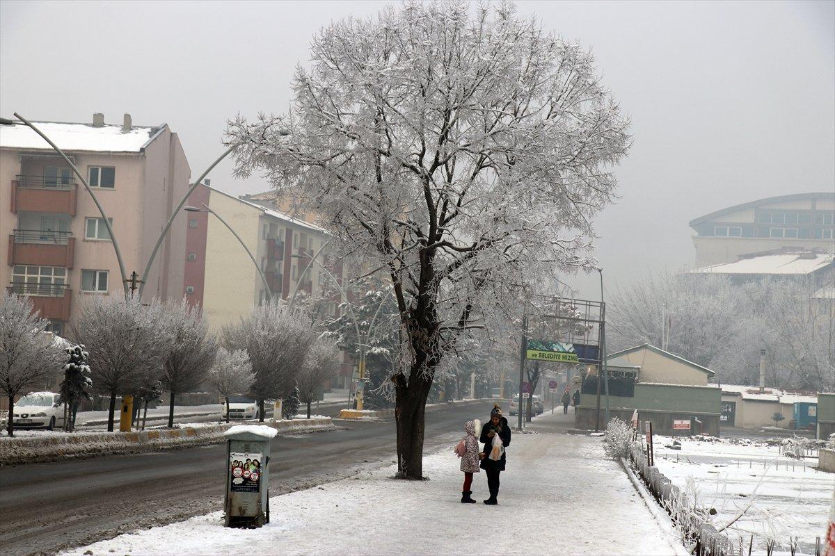 Ağrı'da dondurucu soğuklar etkisini gösterdi