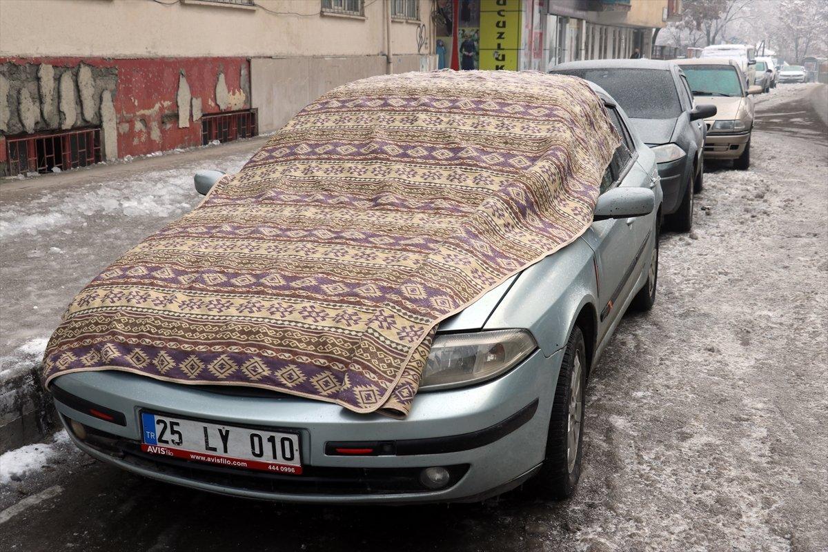 Ağrı'da dondurucu soğuklar etkisini gösterdi