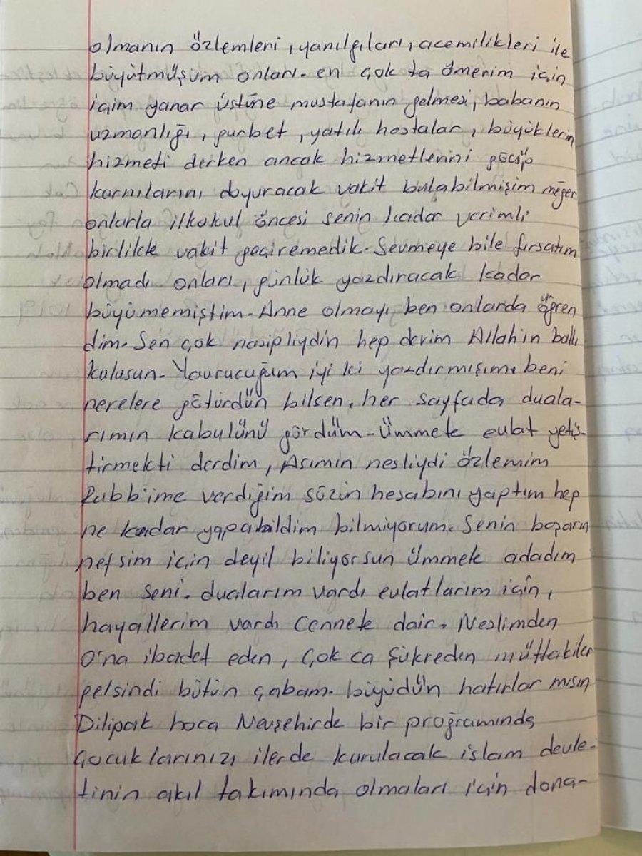 BAYKAR mühendisi Tarık Kesekçi’nin annesinin duygulandıran günlüğü