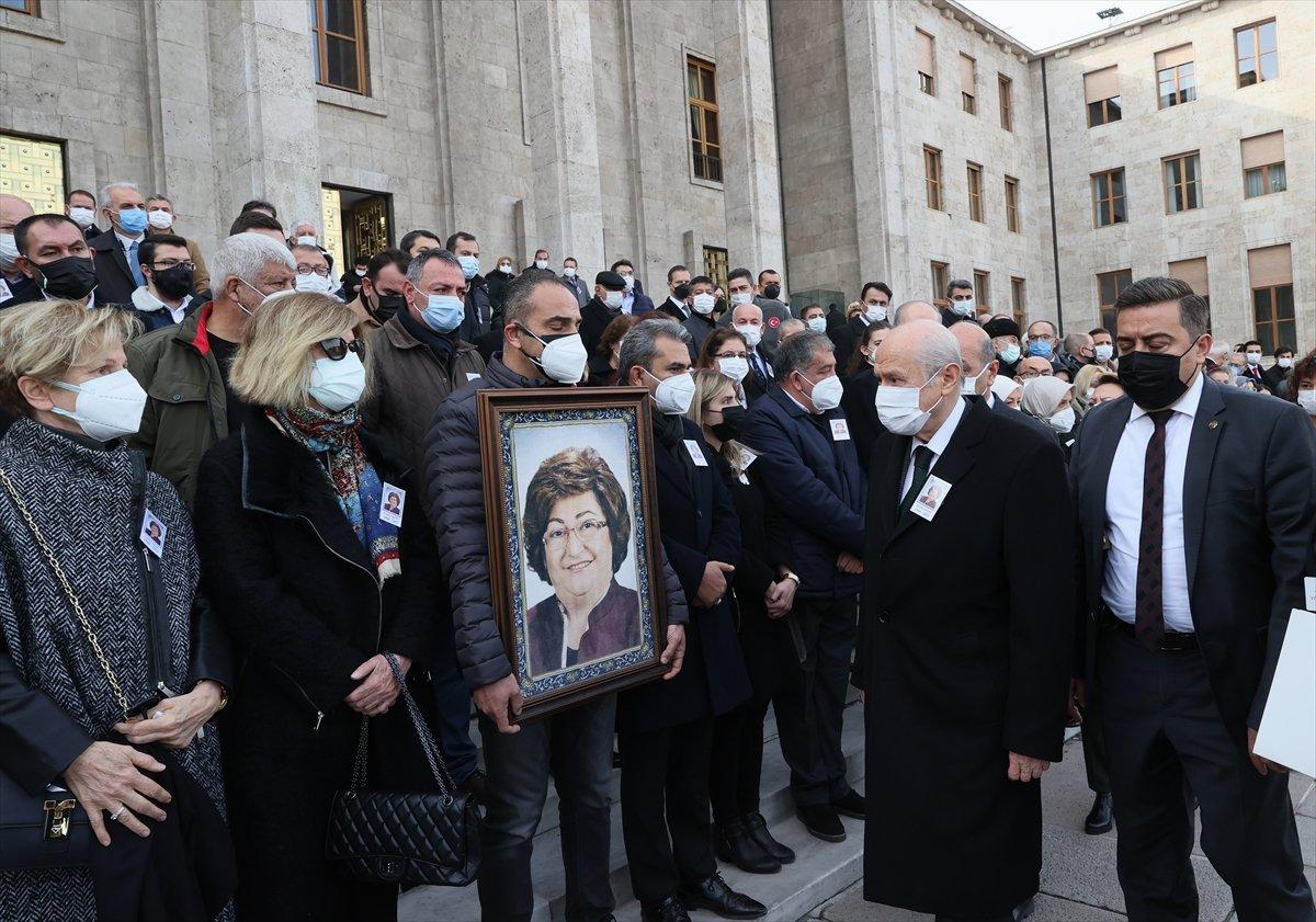 Güldal Akşit için TBMM'de cenaze töreni düzenlendi