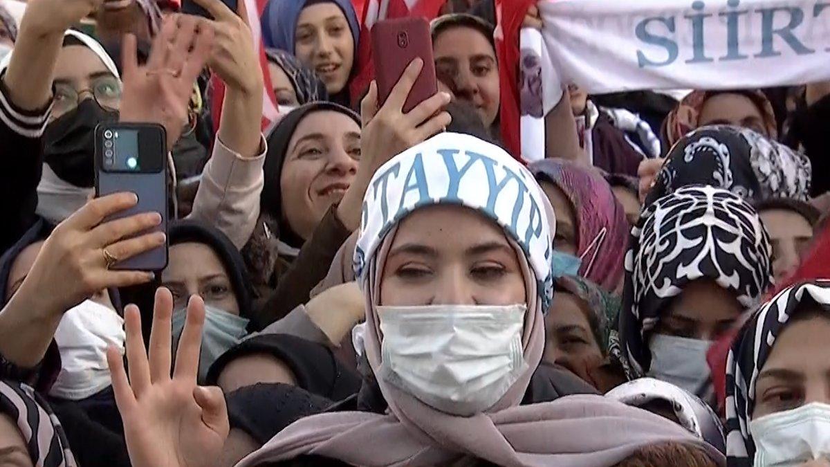 Cumhurbaşkanı Erdoğan, Siirt'te yıllar sonra o şiiri tekrar okudu