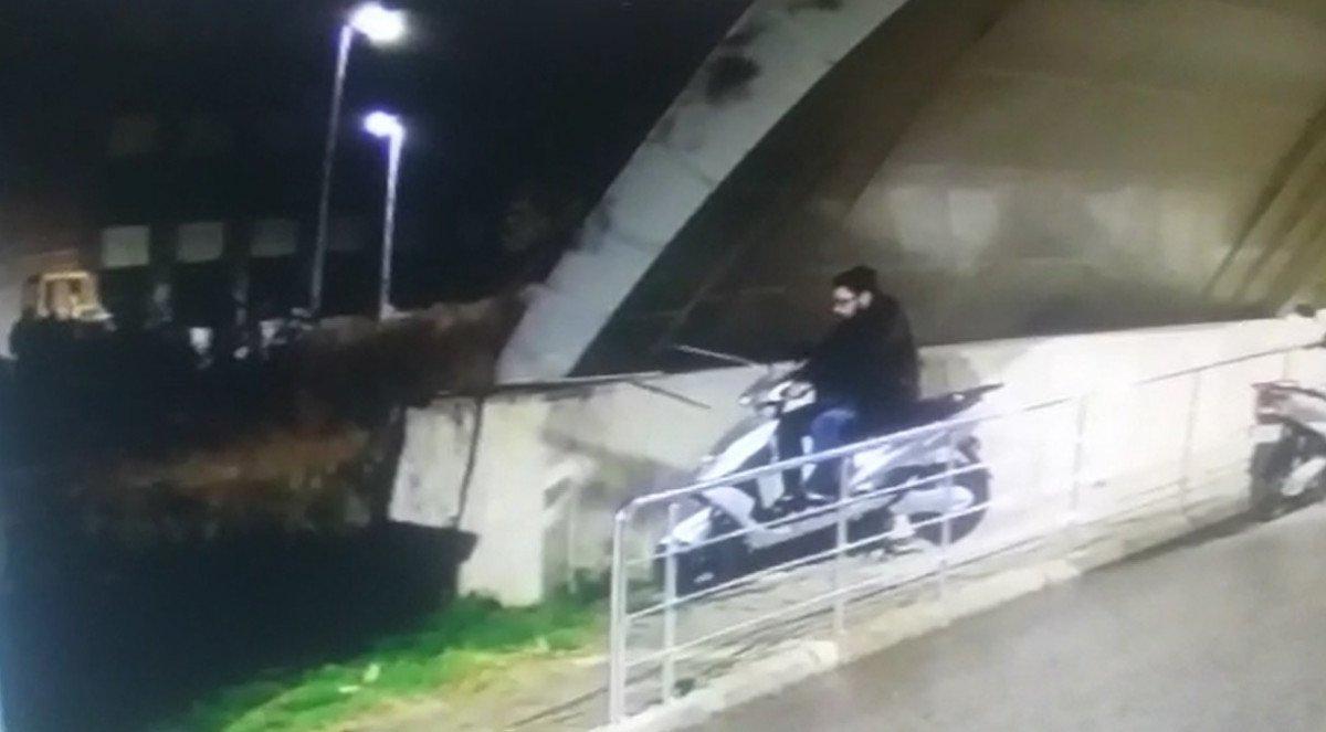 Düzce'de çaldığı motosikleti gezdikten sonra dereye attı