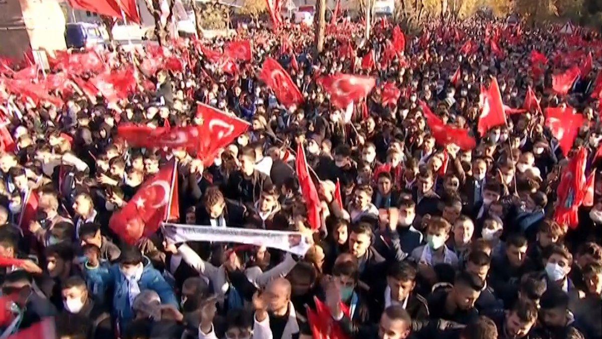 Erdoğan'dan Kılıçdaroğlu'na: Topladığın kalabalık ortada, bak Siirt burada