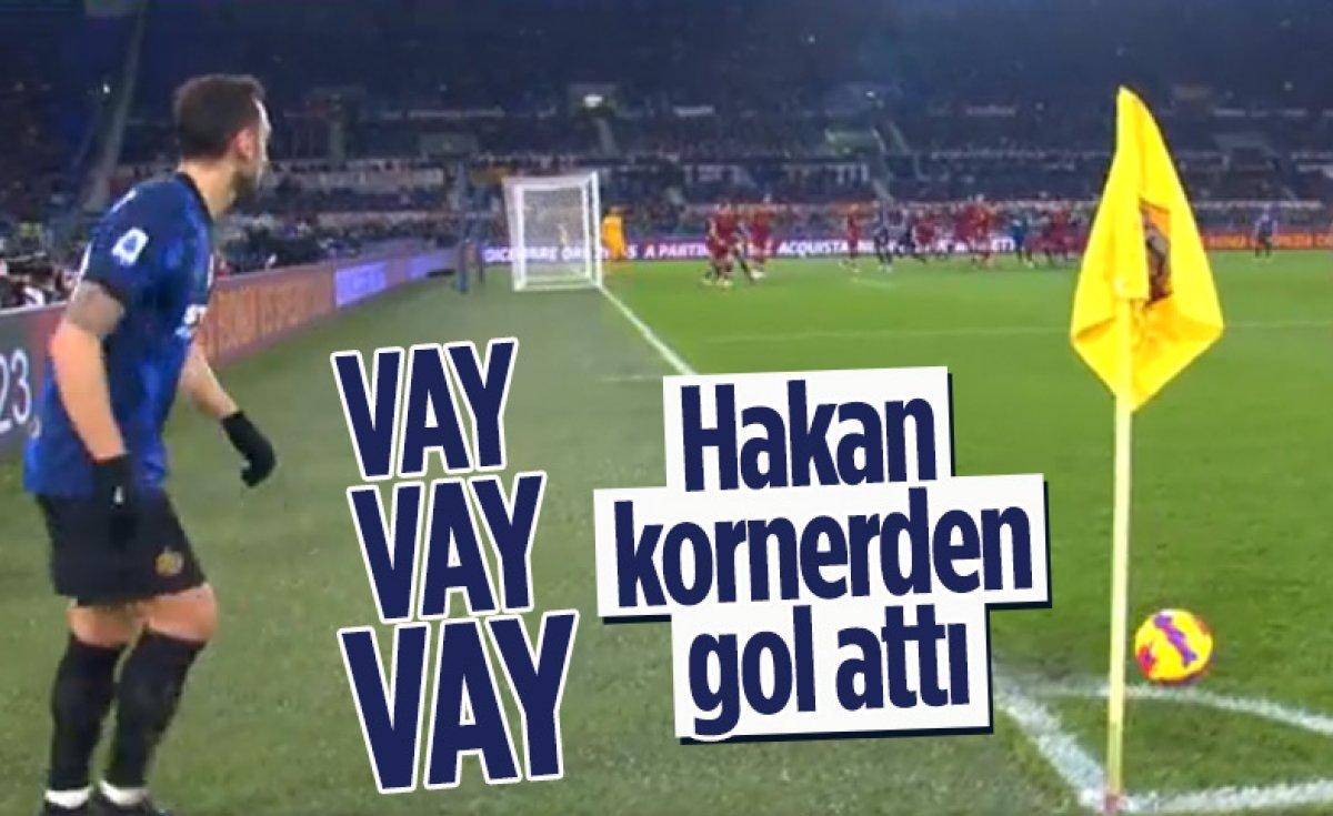 Hakan Çalhanoğlu: Kornerden kaleye şutu çalışıyordum