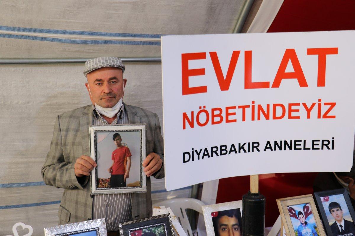 Evlat nöbetindeki baba: HDP'ye yazıklar olsun
