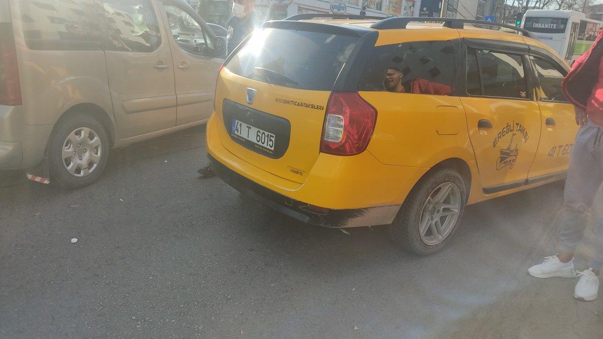 Kocaeli'de kural ihlalleri kazaya sebep oldu