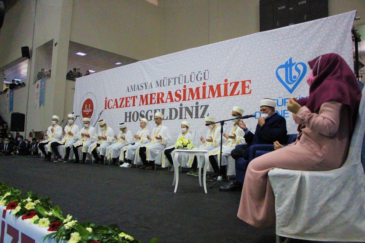 Amasya'da 500 hafıza icazet programı düzenlendi