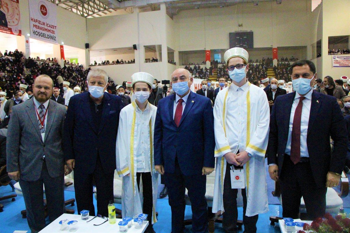 Amasya'da 500 hafıza icazet programı düzenlendi