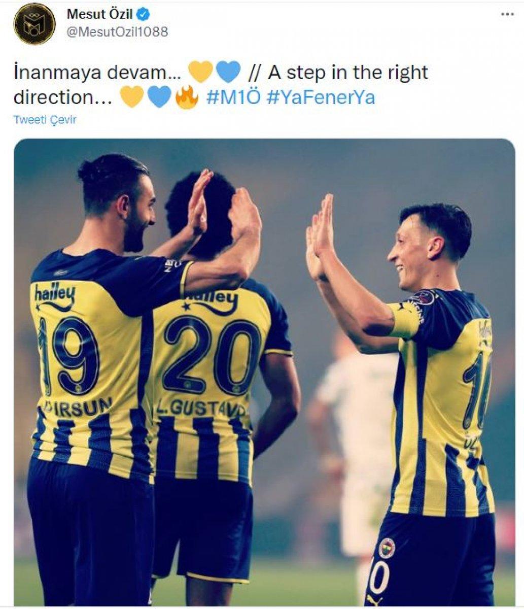 Mesut Özil: İnanmaya devam