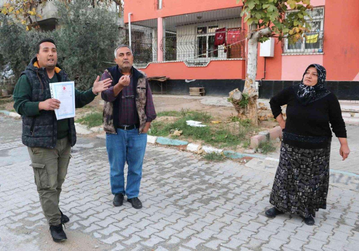 Adana'da, satın aldığı tapulu evine giremedi