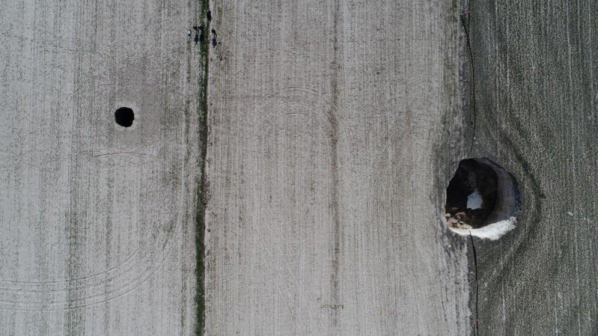 Konya'da yüzey yarıkları ve obrukların sayısı artıyor